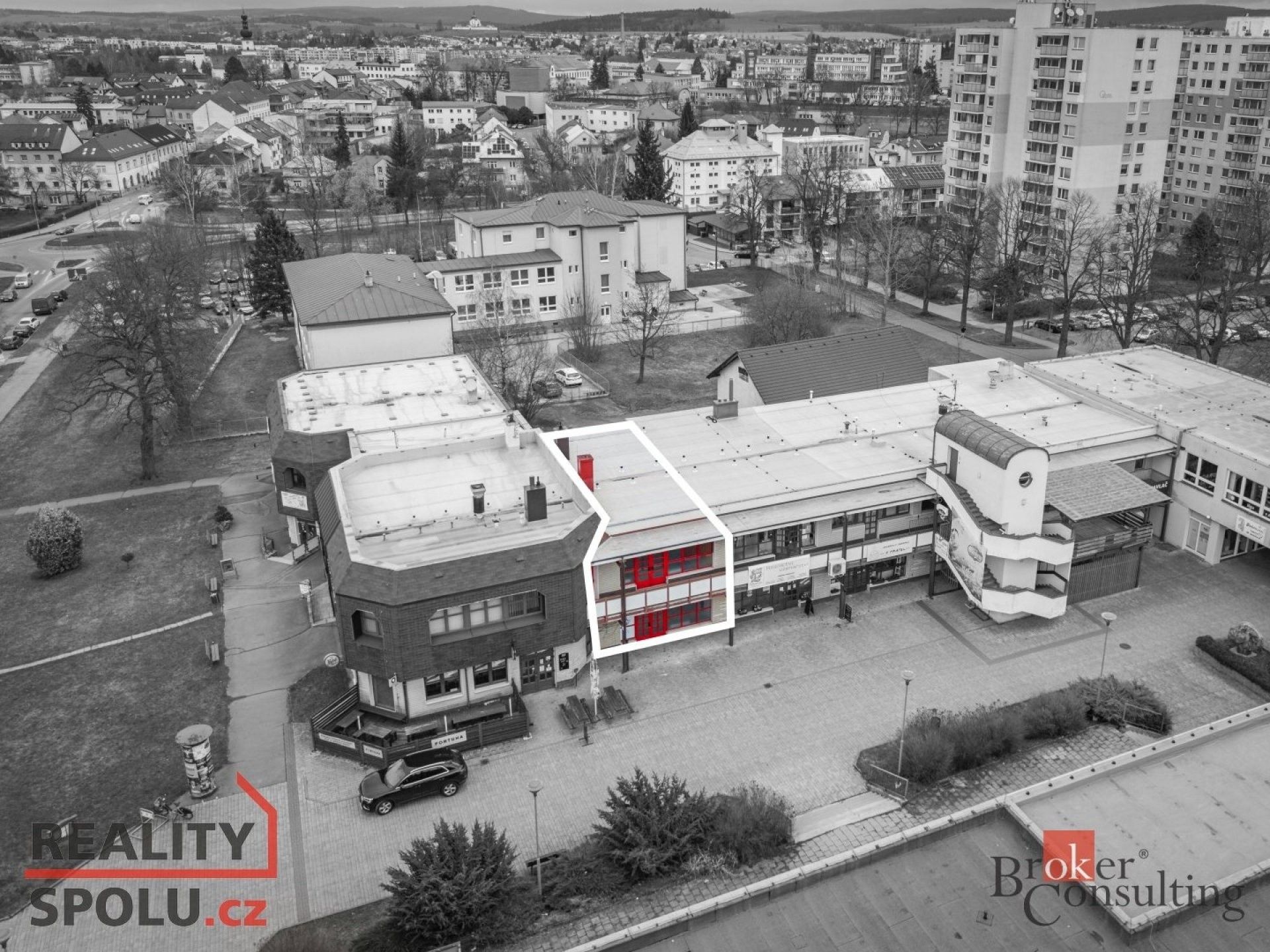 Prodej obchodní prostory - Nádražní, Žďár nad Sázavou, 129 m²