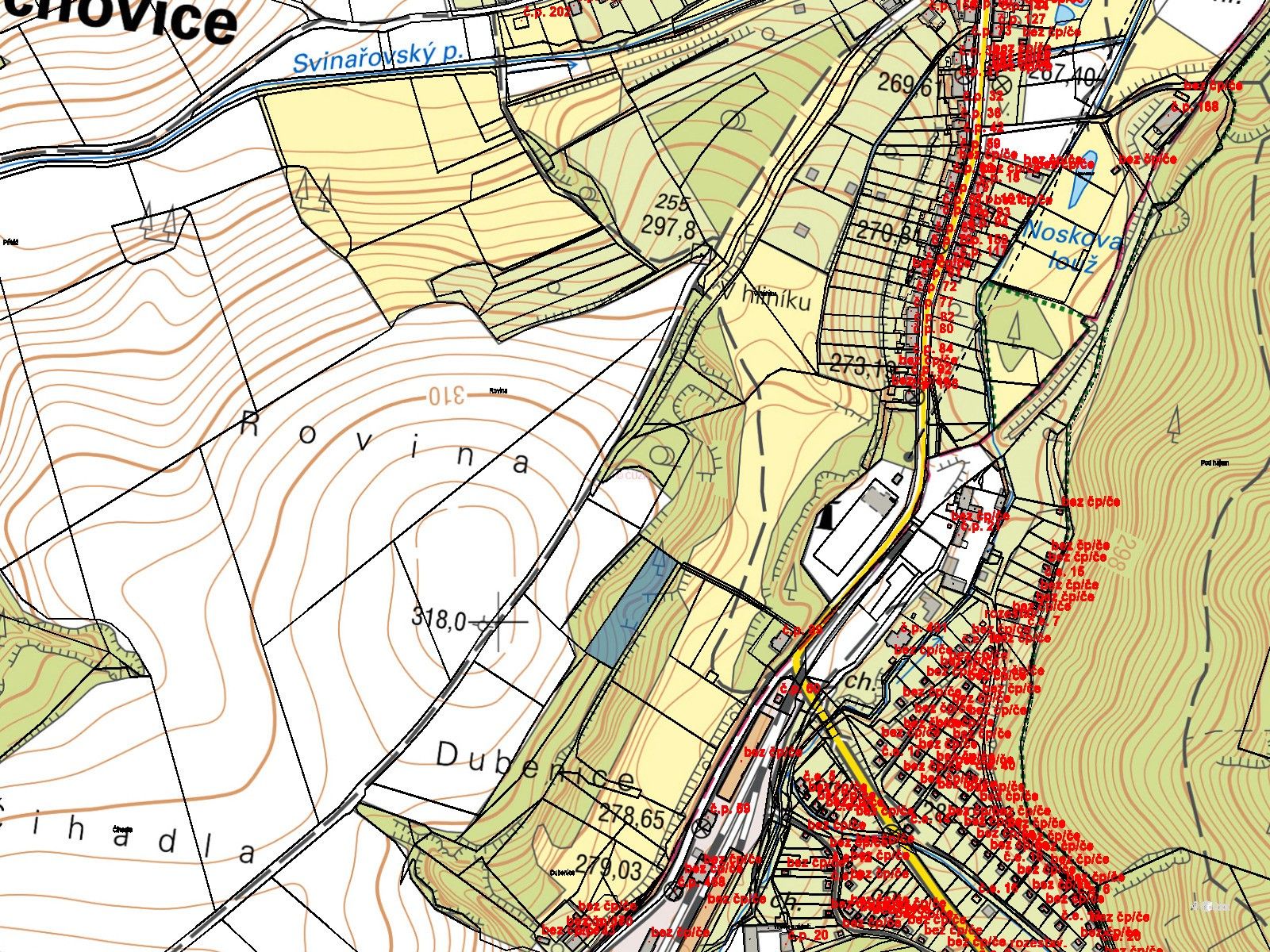 Prodej pozemek - Třebichovice, 1 622 m²