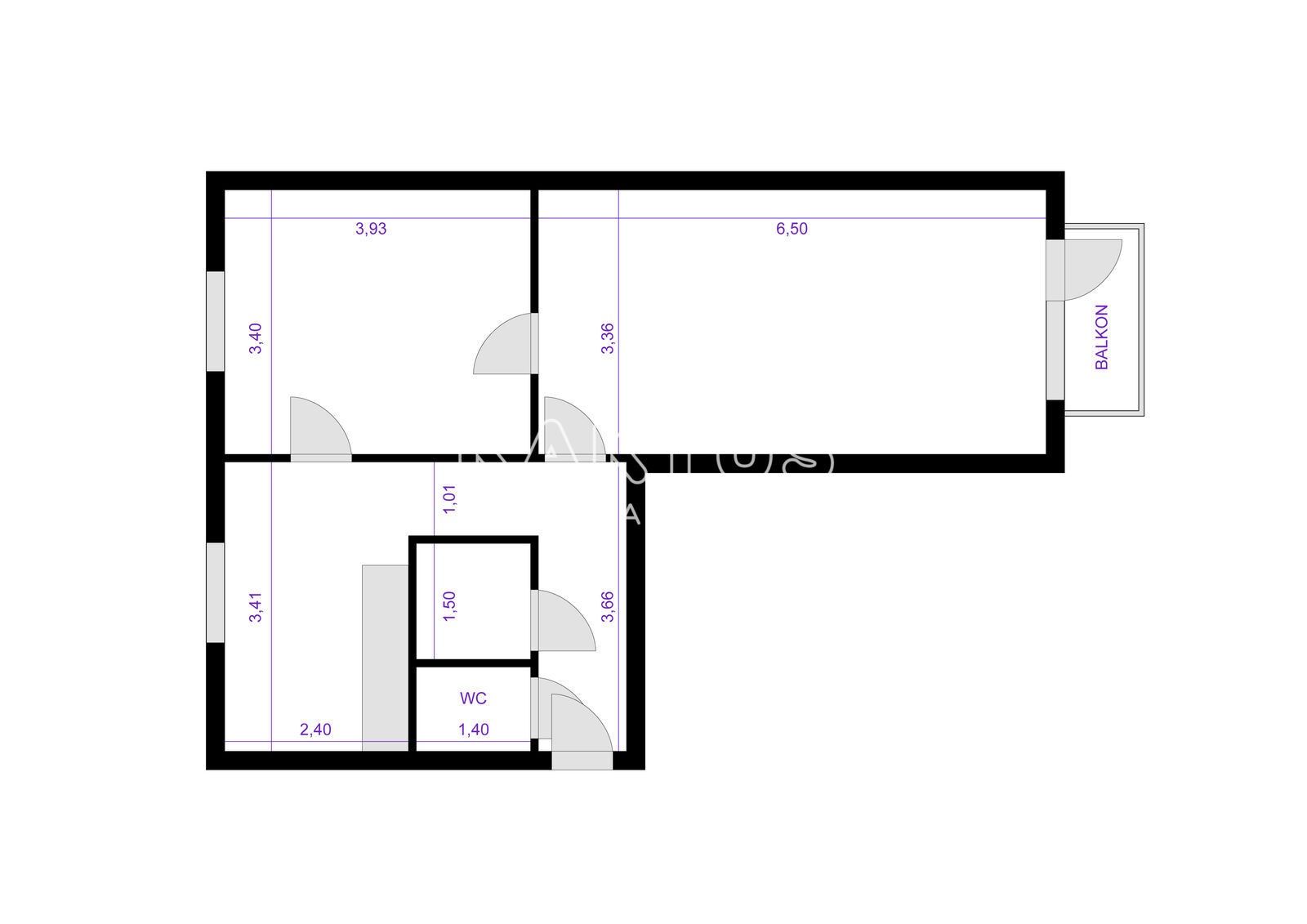 Pronájem byt 2+1 - Sokolovská, Ostrava, 52 m²