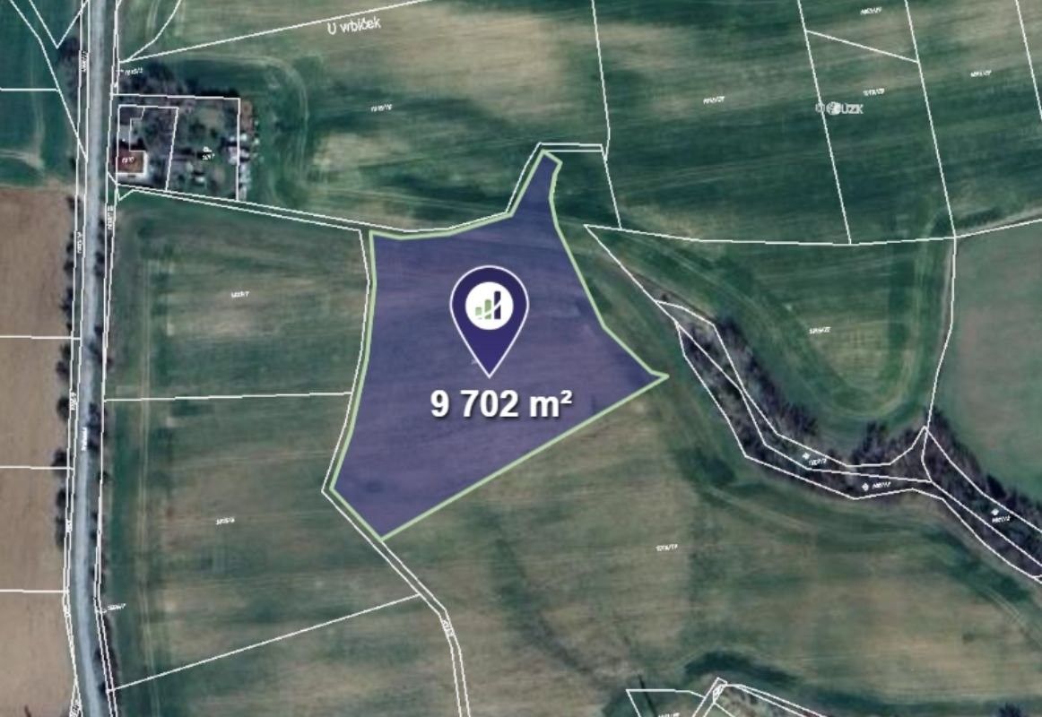 Zemědělské pozemky, Netvořice, 1 254 m²