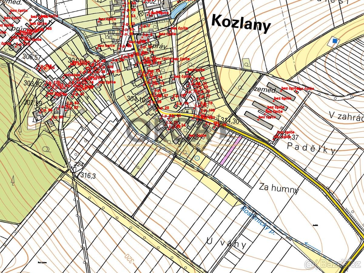 Prodej pozemek - Bohdalice, 683 41, 1 091 m²