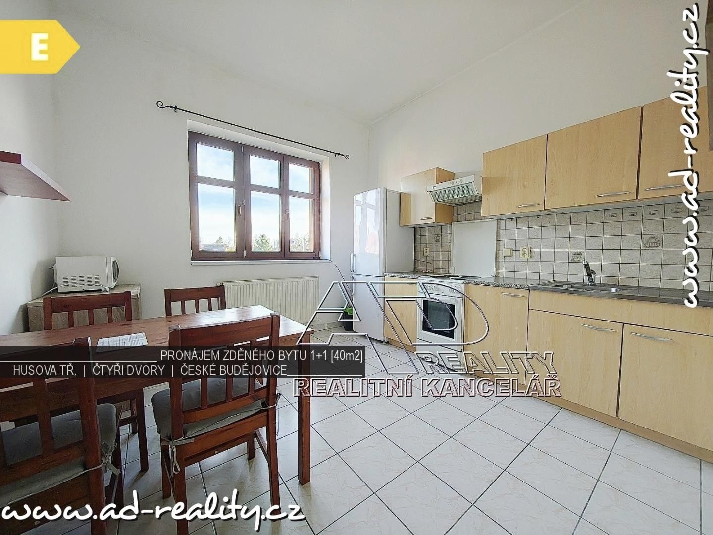 1+1, Husova tř., České Budějovice, 40 m²