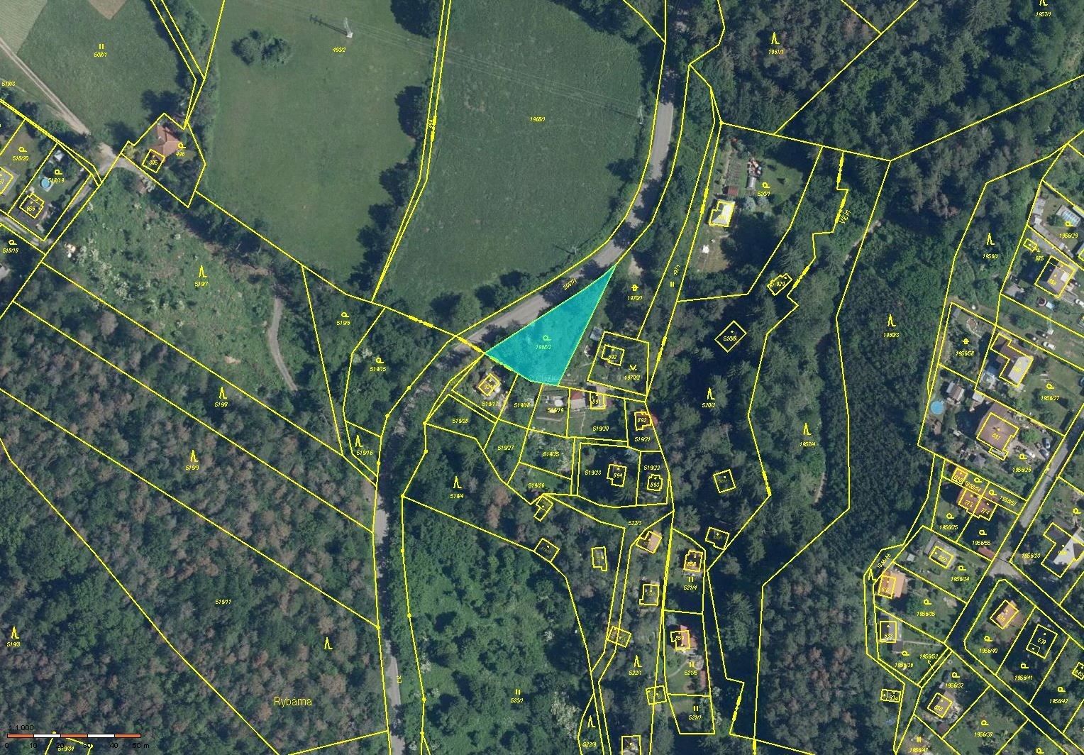 Prodej zahrada - Krhanice, 811 m²