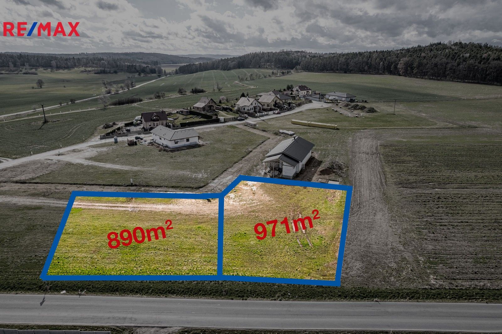 Prodej pozemek pro bydlení - Drhovy, 890 m²