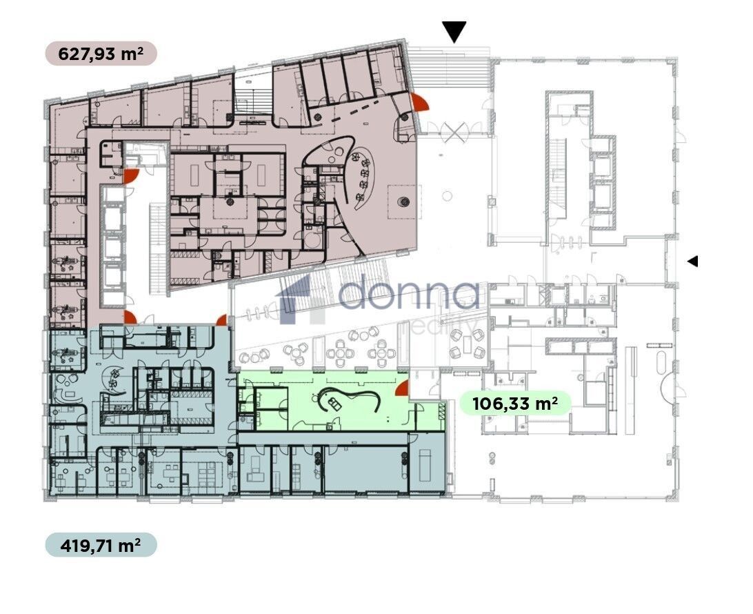 Pronájem komerční - Italská, Praha, 627 m²