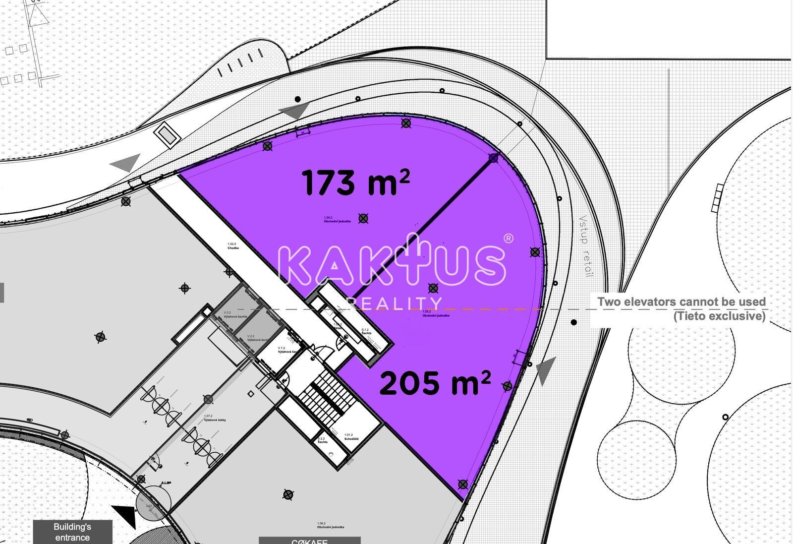 Pronájem obchodní prostory - náměstí Biskupa Bruna,Moravská Ostrava,Ostrava, 378 m²