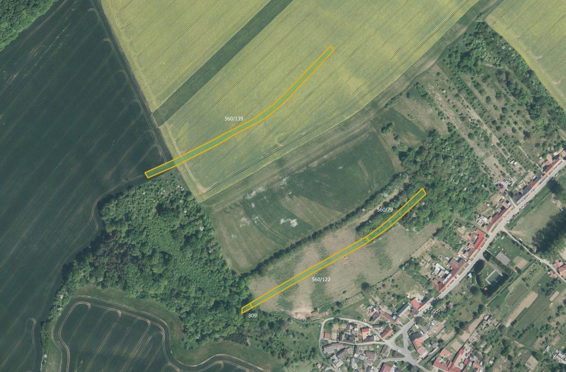 Zemědělské pozemky, Zlámanka, Kroměříž