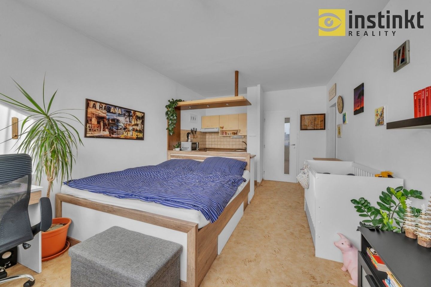 Pronájem byt 1+kk - Schulhoffova, Praha, 29 m²