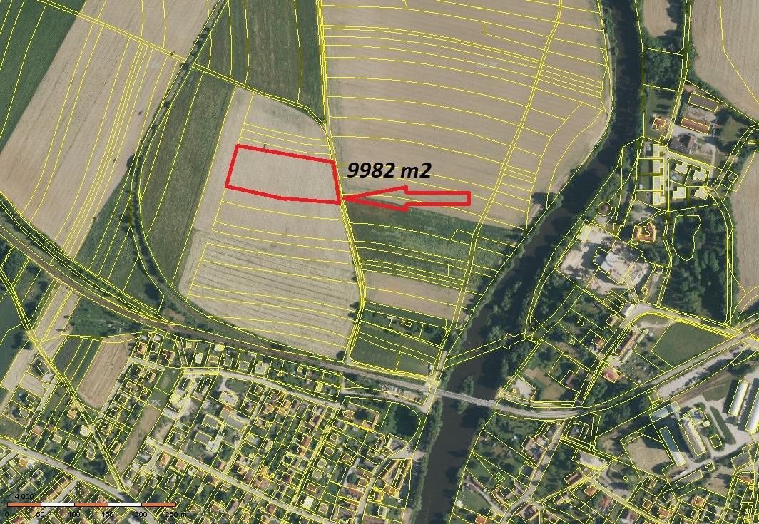 Prodej zemědělský pozemek - Boršov nad Vltavou, 9 982 m²