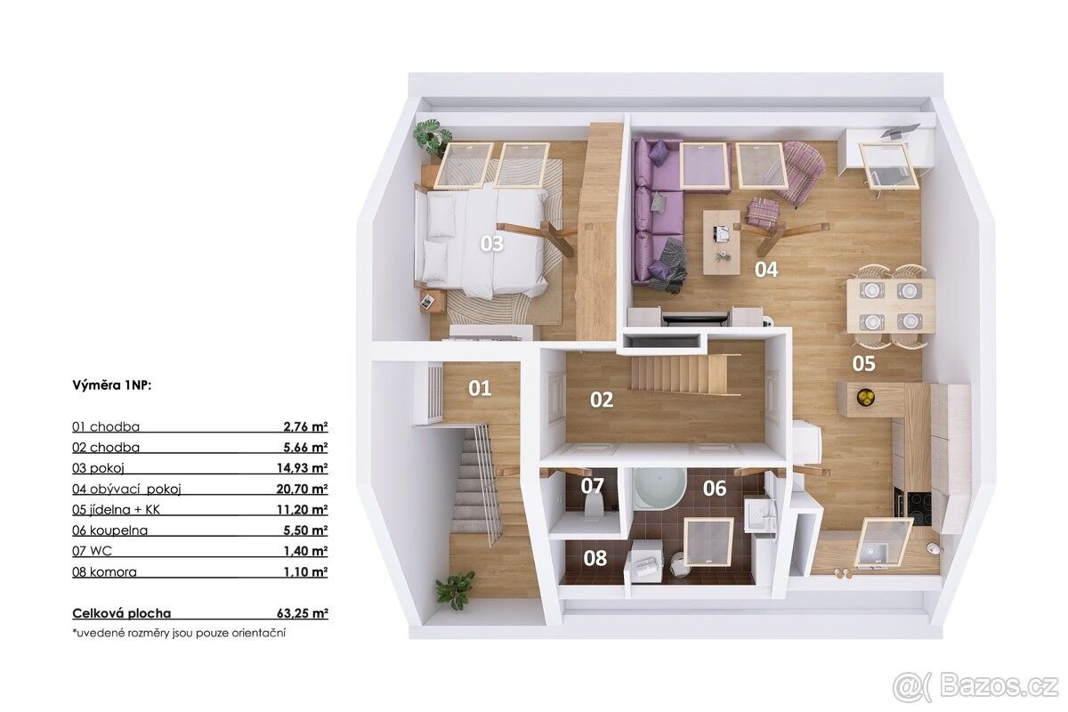 Prodej byt 2+kk - Kolín, 280 02, 63 m²