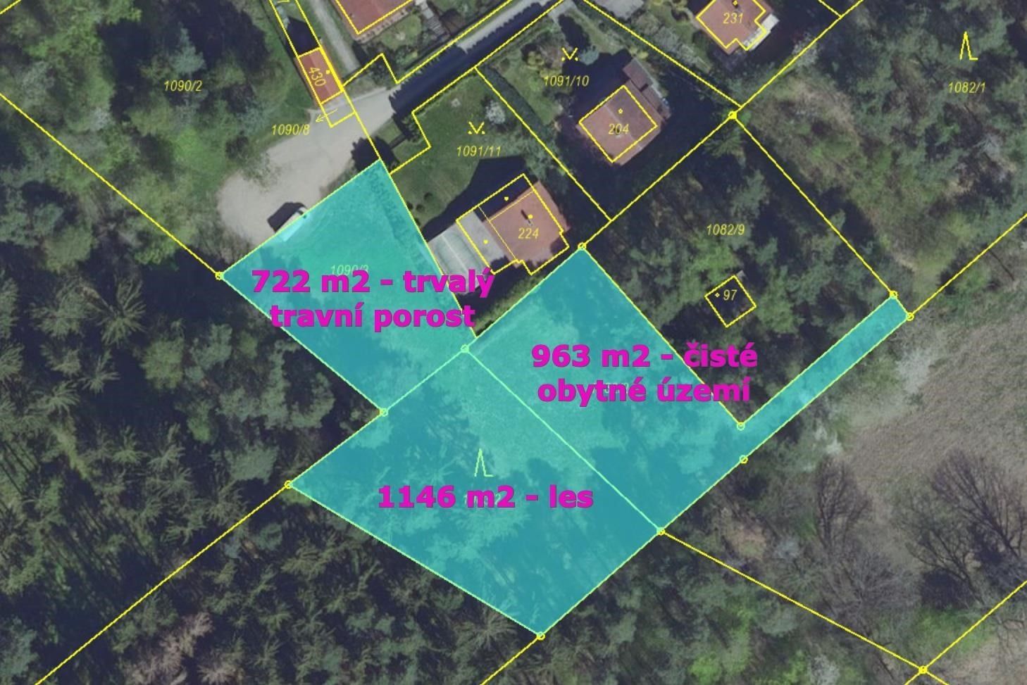 Pozemky pro bydlení, Rabyně, 2 831 m²