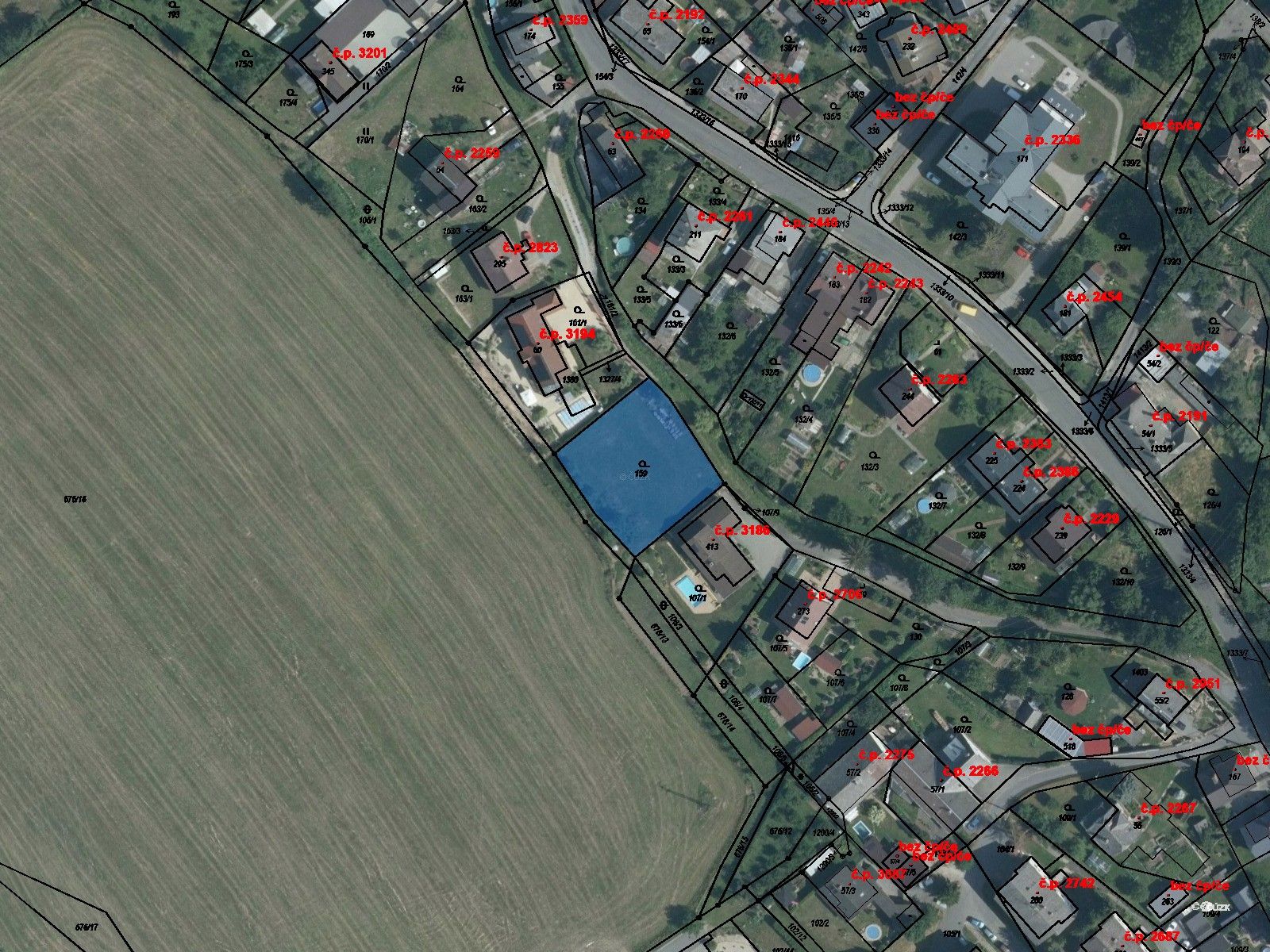 Pozemky pro bydlení, Šumperk, 1 113 m²