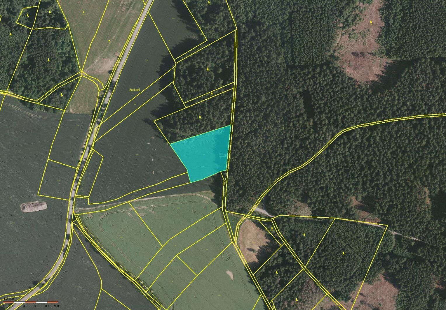 Zemědělské pozemky, Třetužel, Červený Újezd, 23 308 m²