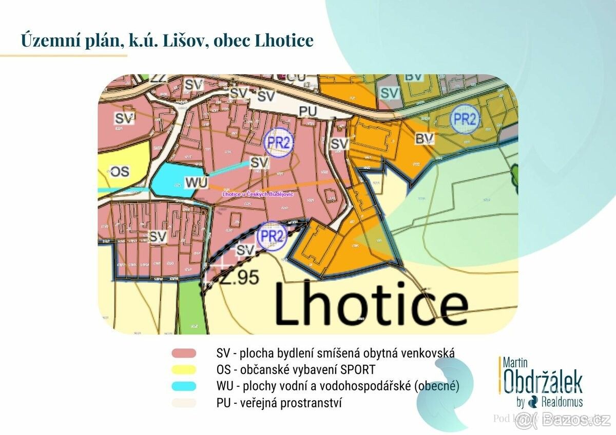 Prodej pozemek pro bydlení - Lišov u Českých Budějovic, 373 72, 1 164 m²