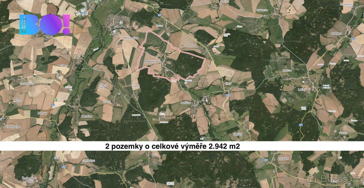 Zemědělské pozemky, Přeštice, 334 01, 2 942 m²