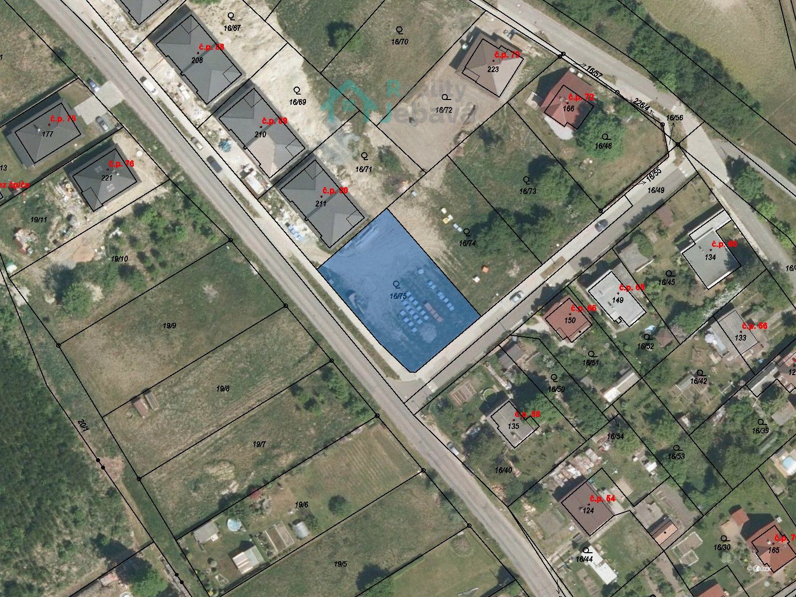 Prodej pozemek pro bydlení - Klenovka, Přelouč, 1 040 m²