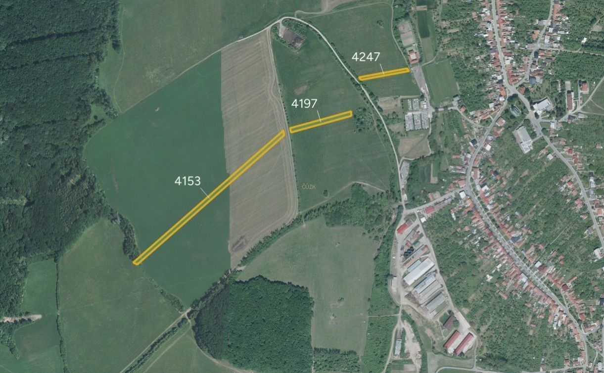 Zemědělské pozemky, Korytná, 11 842 m²