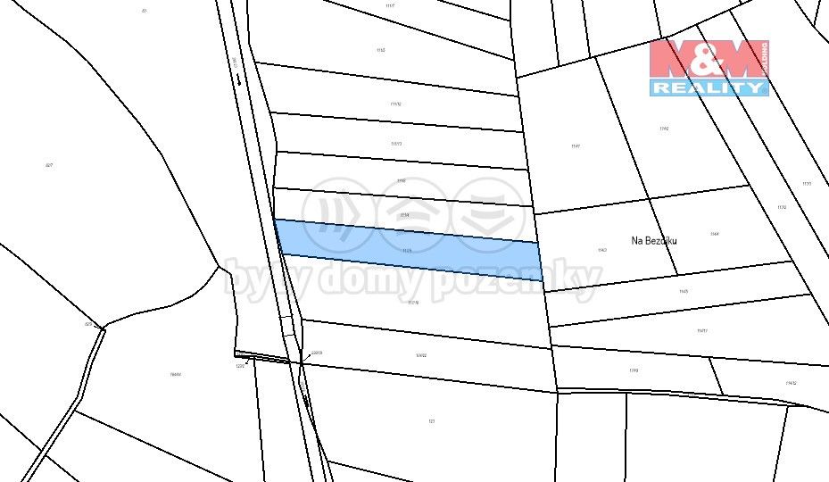 Prodej louka - Komárov, Kladruby nad Labem, 2 975 m²