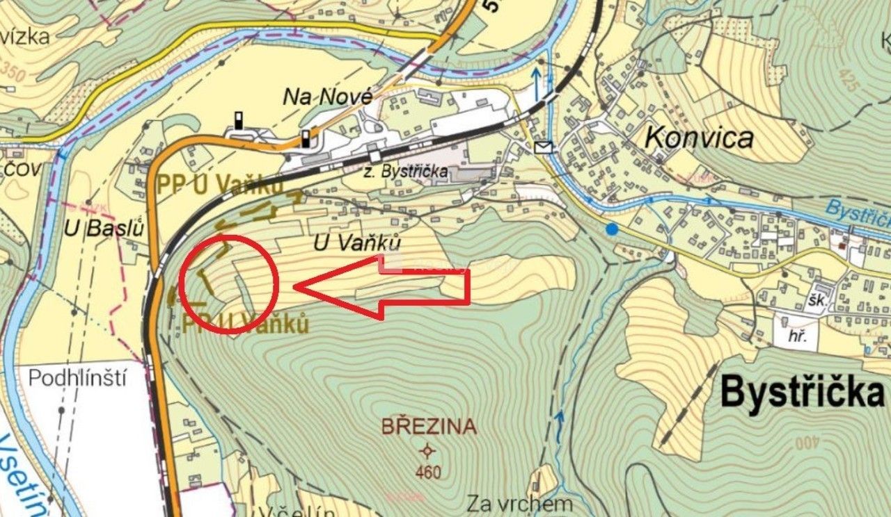 Prodej louka - Bystřička, 11 121 m²