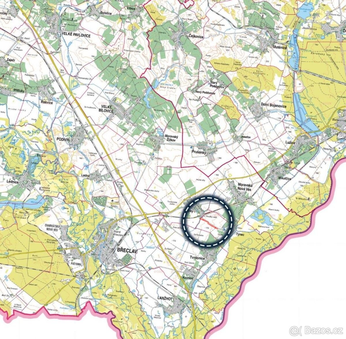 Pozemky pro bydlení, Týnec u Břeclavě, 691 54