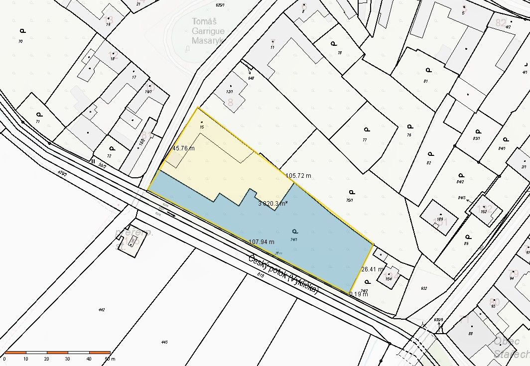 Pozemky pro bydlení, Bílovice-Lutotín, 798 41