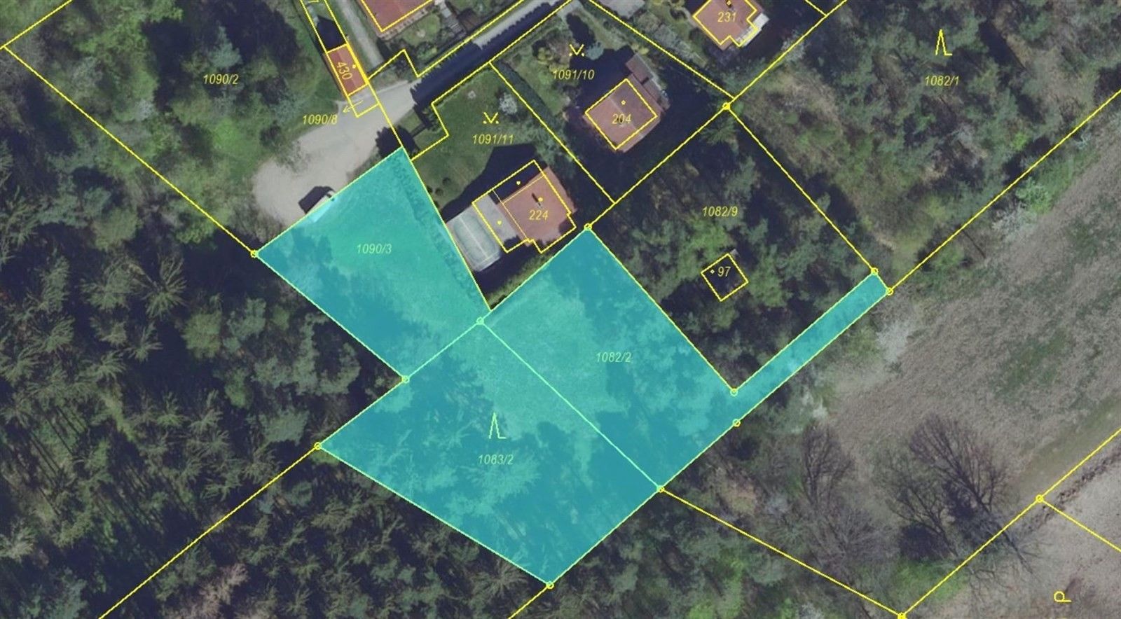 Prodej pozemek pro bydlení - Měřín, Rabyně, 2 831 m²