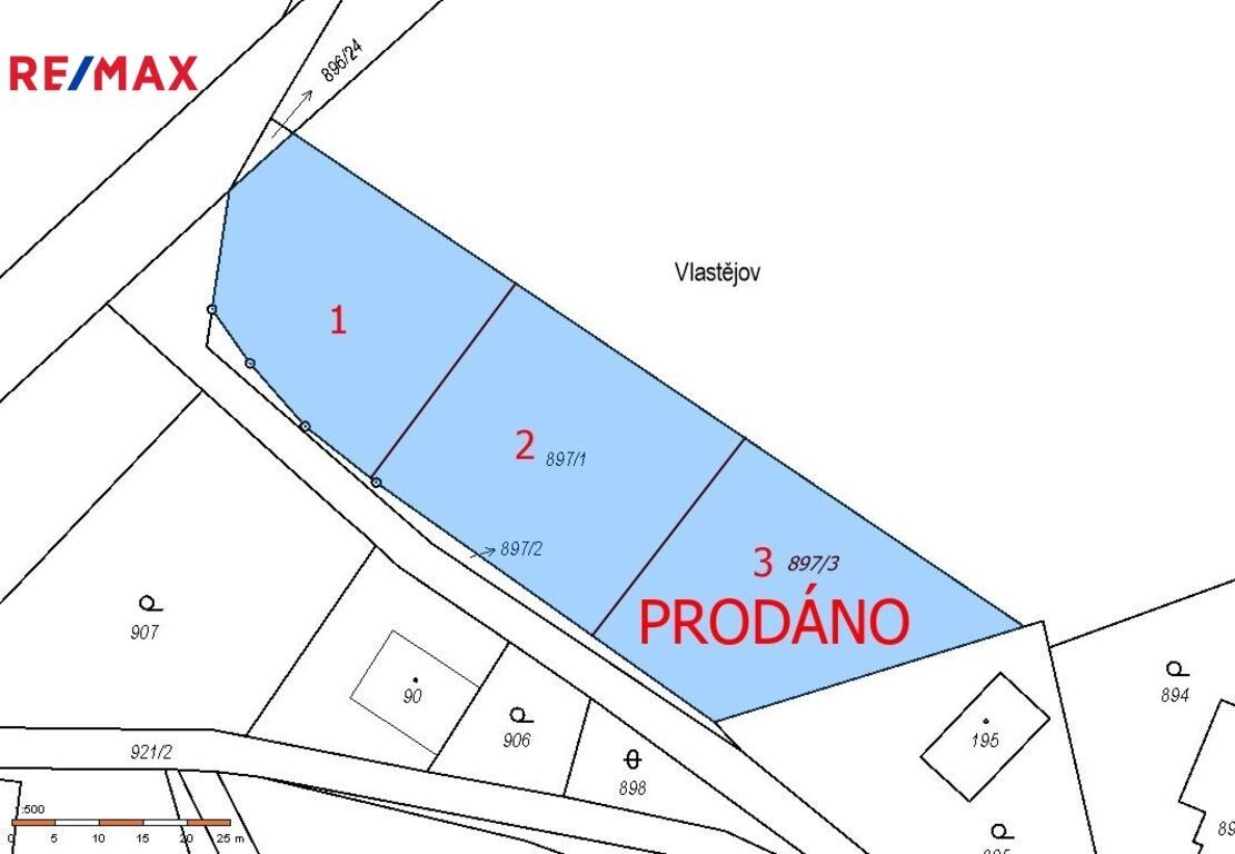 Pozemky pro bydlení, Načešice, 800 m²