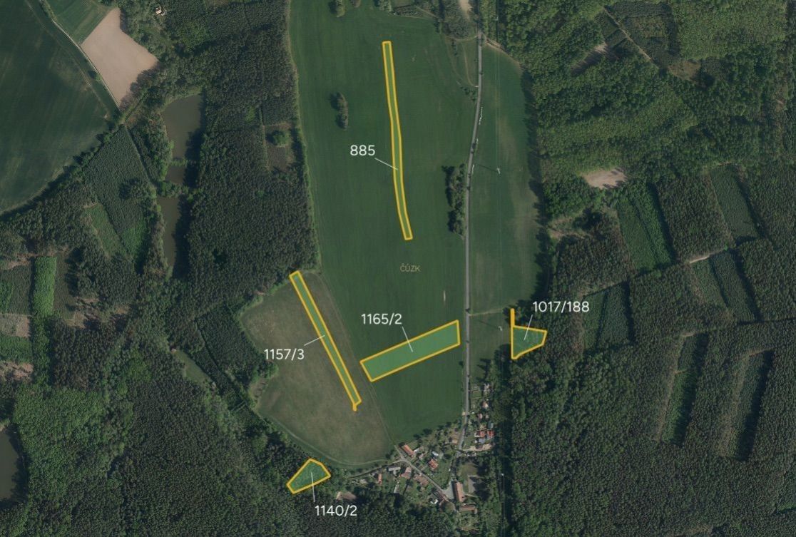 Zemědělské pozemky, Zaječice, 10 469 m²