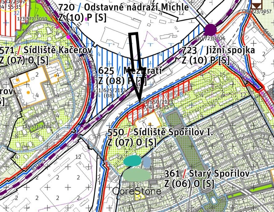 Prodej komerční pozemek - Záběhlice, Praha, 346 m²