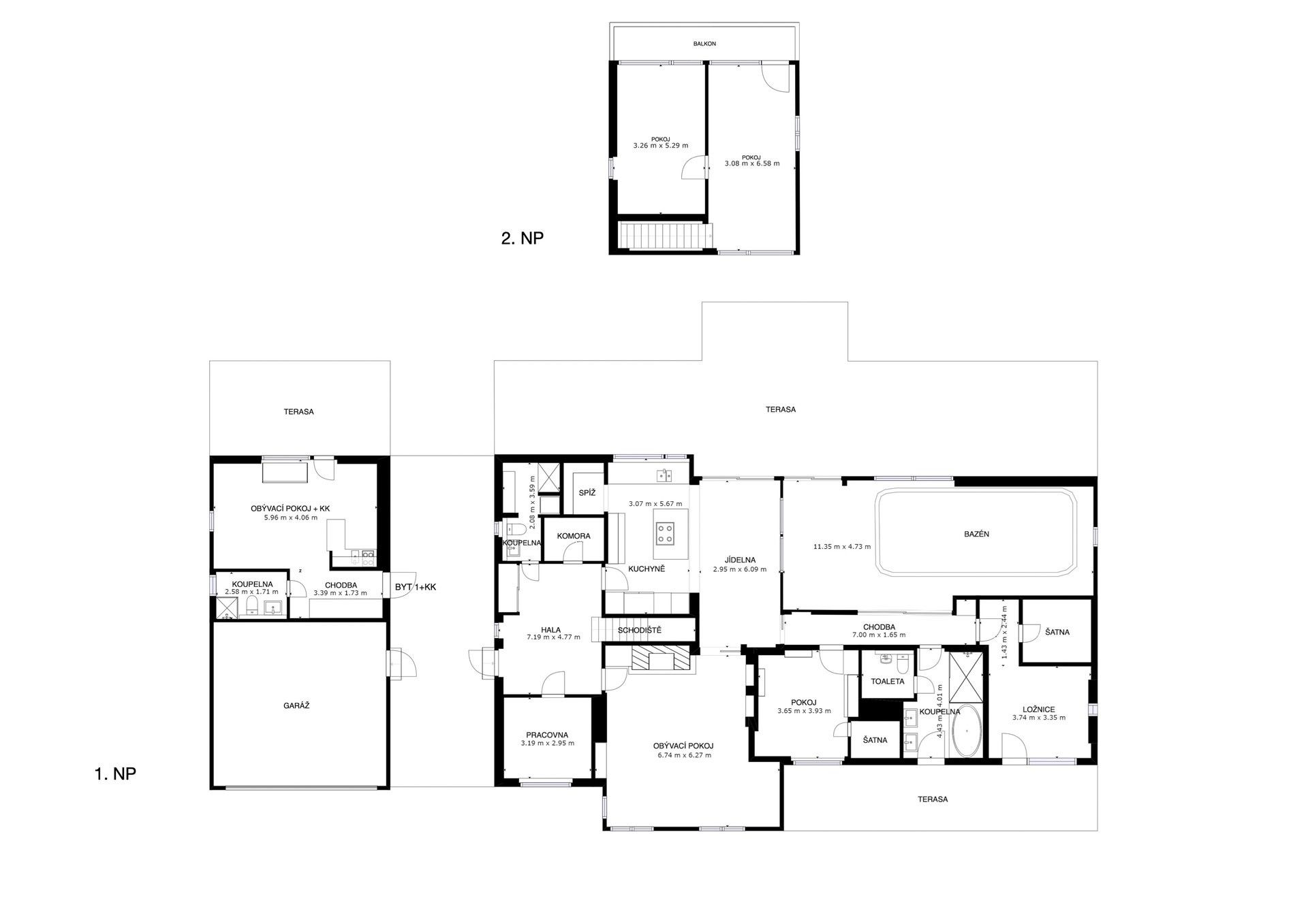 Prodej dům - Českobrodská, Mukařov, 300 m²