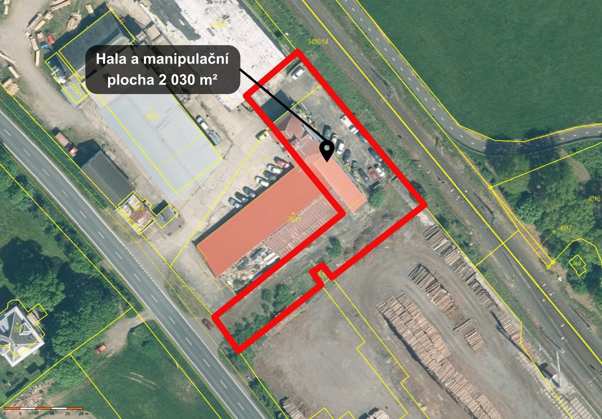 Sklady, Chodová Planá, 315 m²