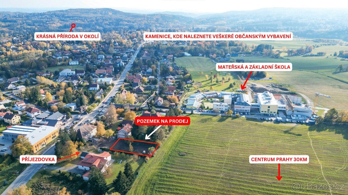 Prodej louka - Kamenice, 251 68, 1 000 m²