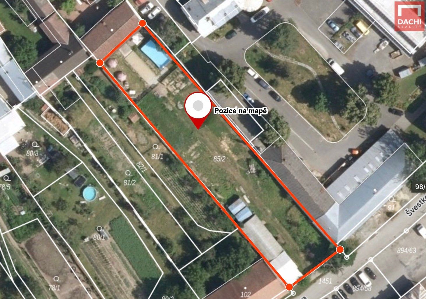 Pozemky pro bydlení, Selské nám., Olomouc, 2 m²