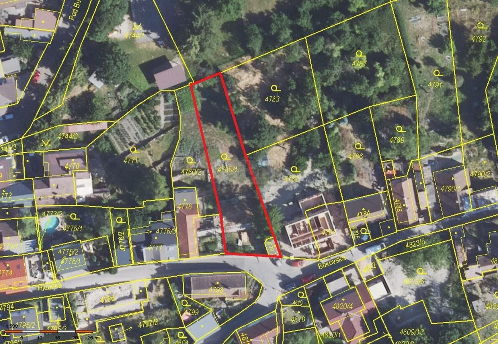 Pozemky pro bydlení, Hluboká, Kladno, 572 m²