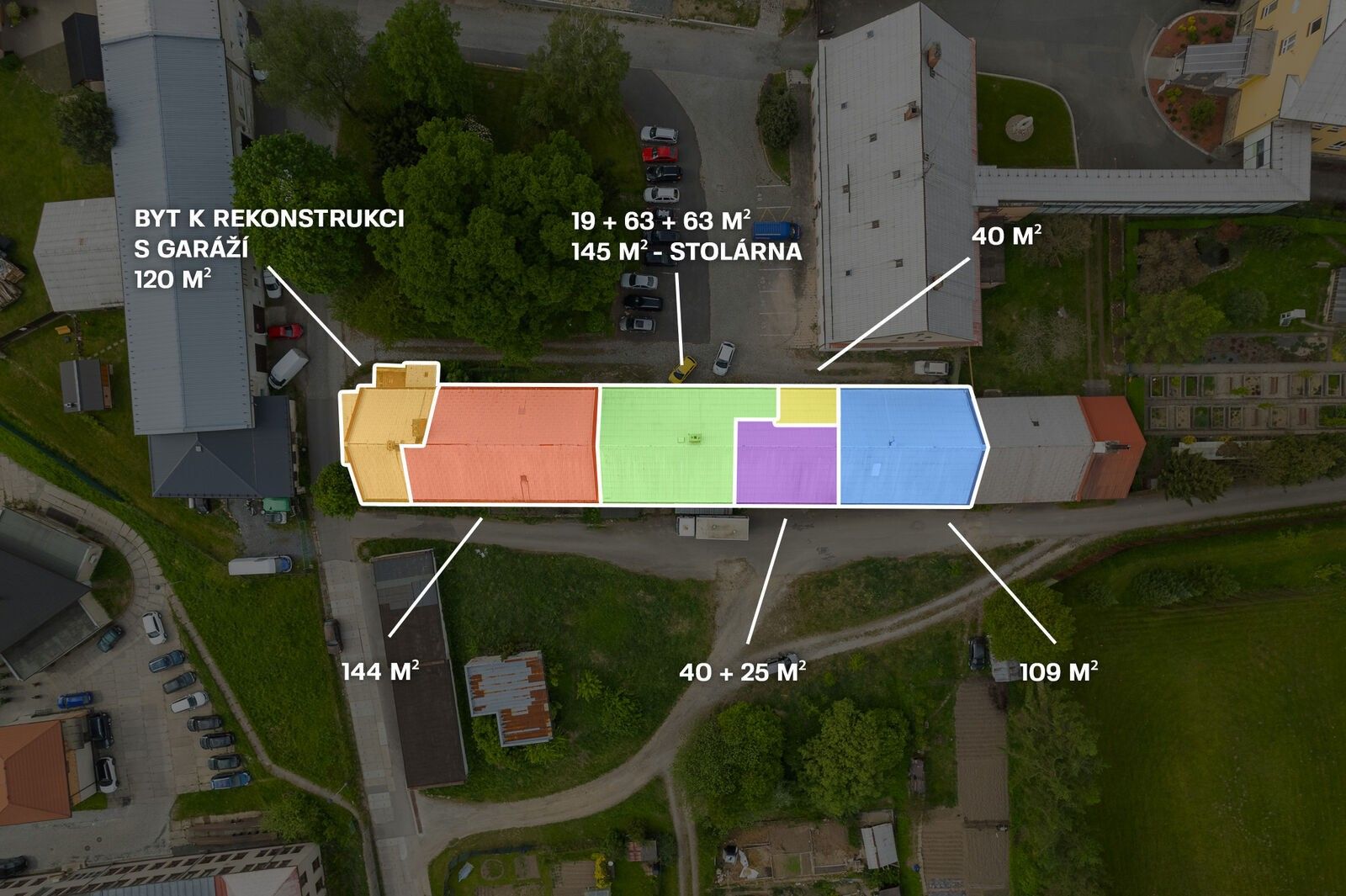 Výrobní prostory, Zemědělská, Šumperk, 850 m²