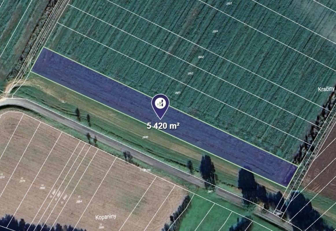 Zemědělské pozemky, Komárov, 5 420 m²