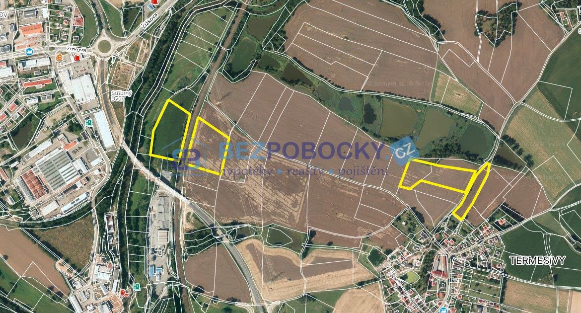 Komerční pozemky, Termesivy, Havlíčkův Brod, 50 385 m²