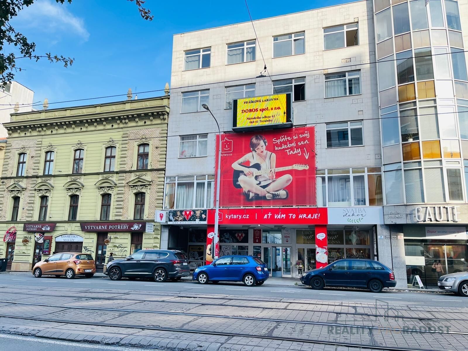 Pronájem obchodní prostory - Lidická, Brno, 143 m²