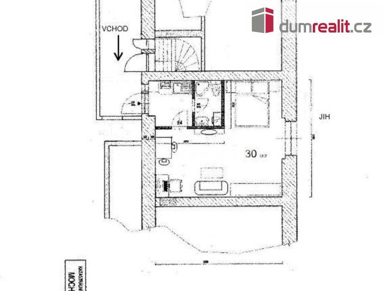 Pronájem byt 1+1 - Pod Kostelem, Mochov, 40 m²