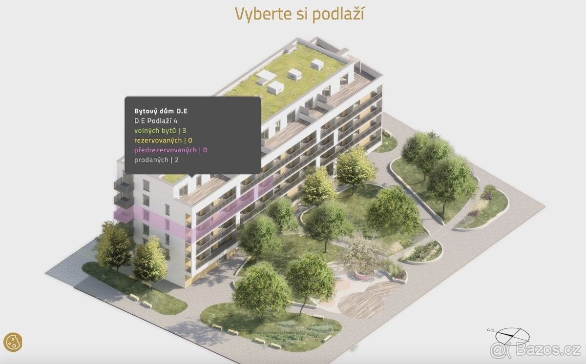 Pronájem byt - České Budějovice, 370 05, 71 m²