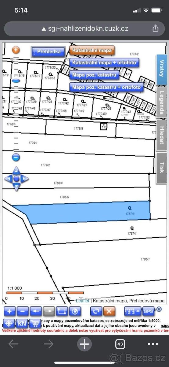 Pronájem zahrada - Svitávka, 679 32, 1 020 m²