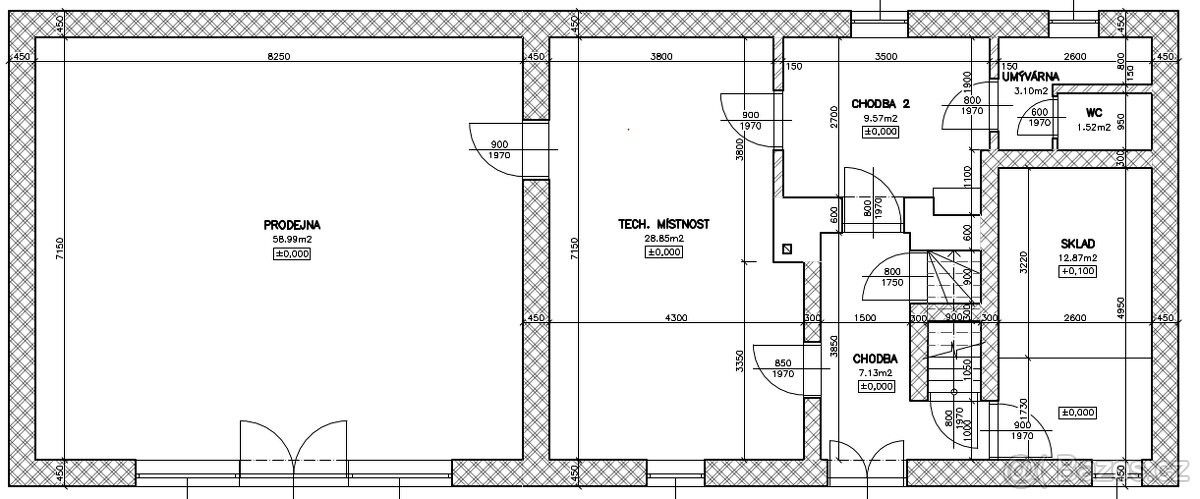 Obchodní prostory, Březová u Vítkova, 747 44, 594 m²