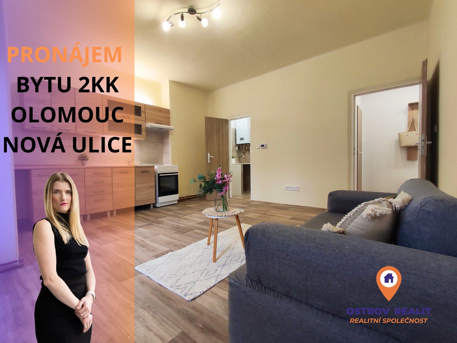 2+kk, Wolkerova, Olomouc, 42 m²