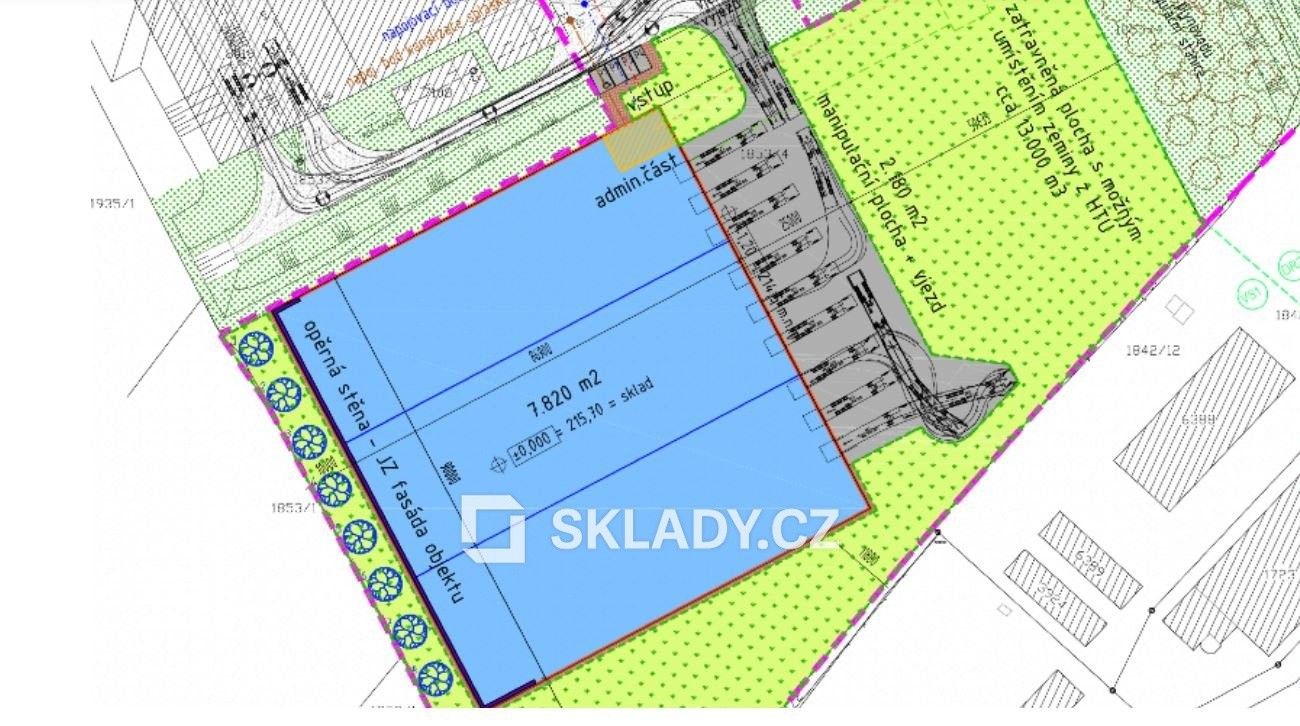 Pronájem sklad - Kolín, 2 500 m²