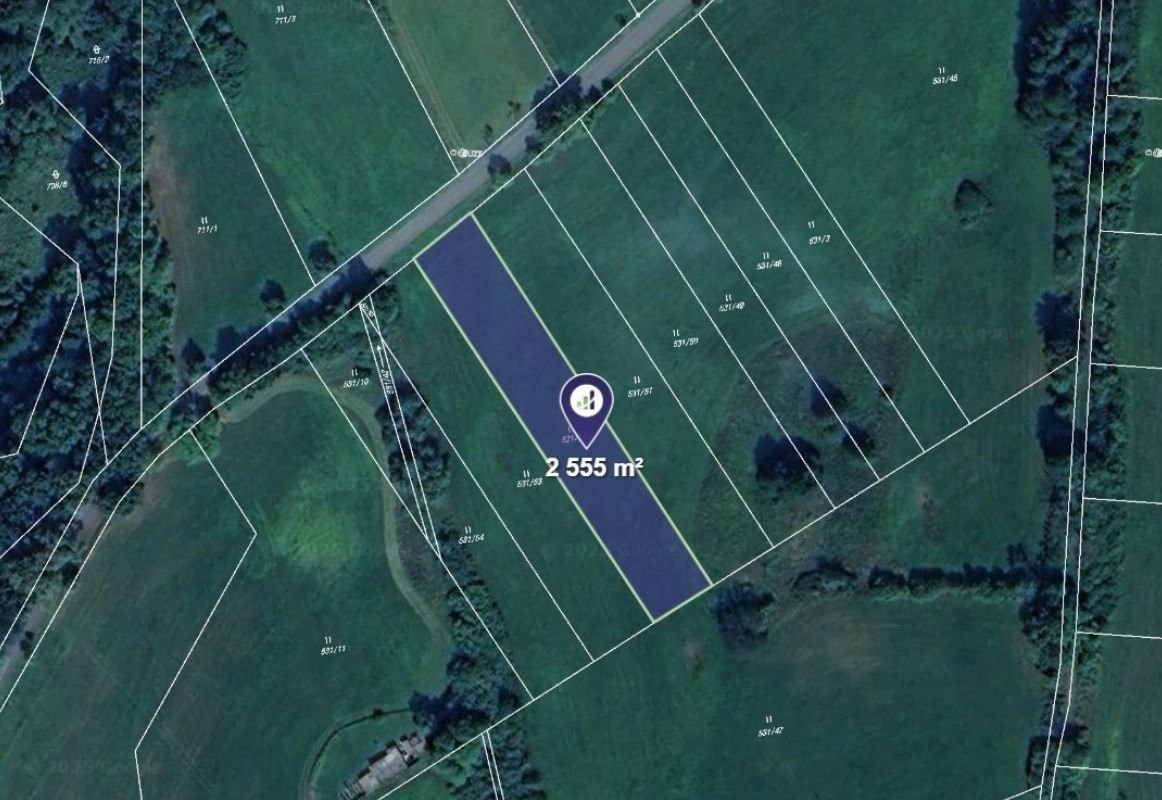 Louky, Broumy, 2 555 m²