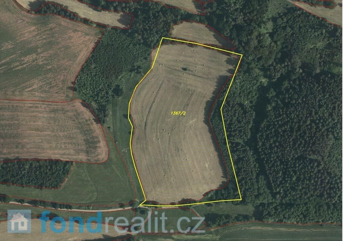 Prodej zemědělský pozemek - Dolní Dobrouč, 93 250 m²