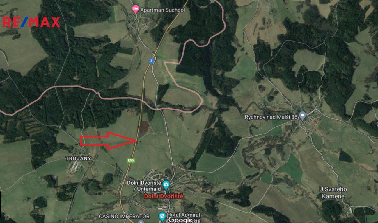 Zemědělské pozemky, Dolní Dvořiště, 38 m²