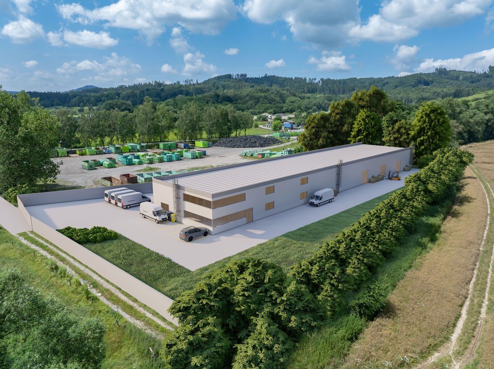 Prodej komerční pozemek - Rapotín, 6 162 m²