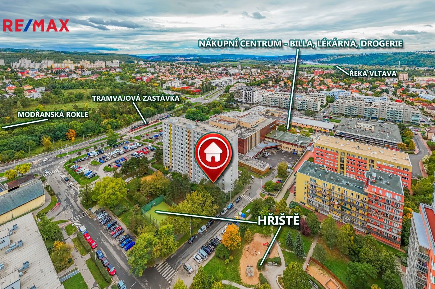 Prodej byt 3+1 - Plovdivská, Praha, 76 m²