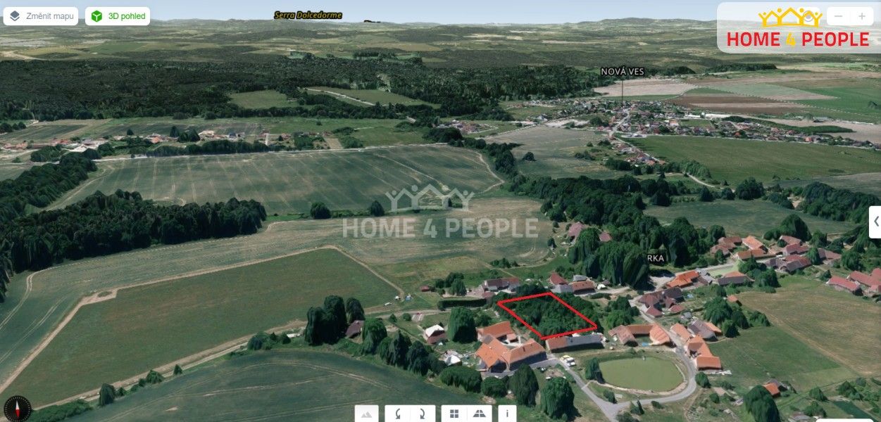Pozemky pro bydlení, Hůrka, Nová Ves, 1 975 m²